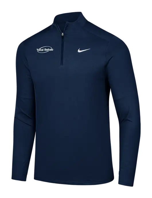 Nike Dark Navy Dri-FIT Element 1/2-Zip Pullover w/Total Rehab Logo