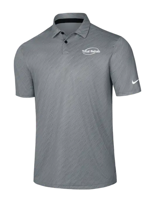 Nike Medium Grey Vapor Dash Polo w/Total Rehab Logo