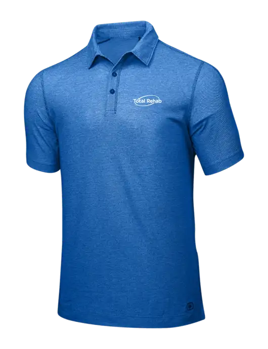 OGIO Royal Blue ONYX Polo w/Total Rehab Logo