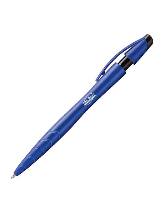 Awali Blue Metallic Pen - Black Ink w/Total Rehab Logo