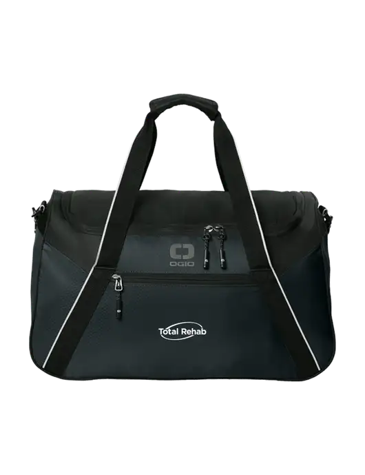 OGIO Black Inception Duffel w/Total Rehab Logo