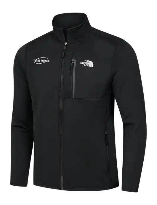 North Face Black Skyline Full-Zip Fleece Jacket w/Total Rehab Logo
