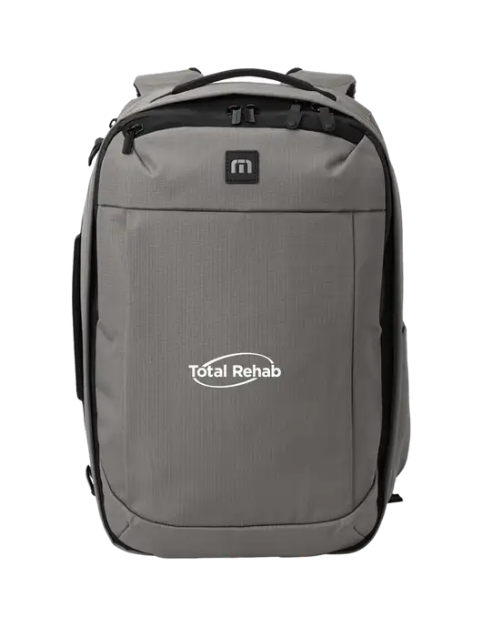 TravisMathew Medium Grey Convertible Backpack w/Total Rehab Logo