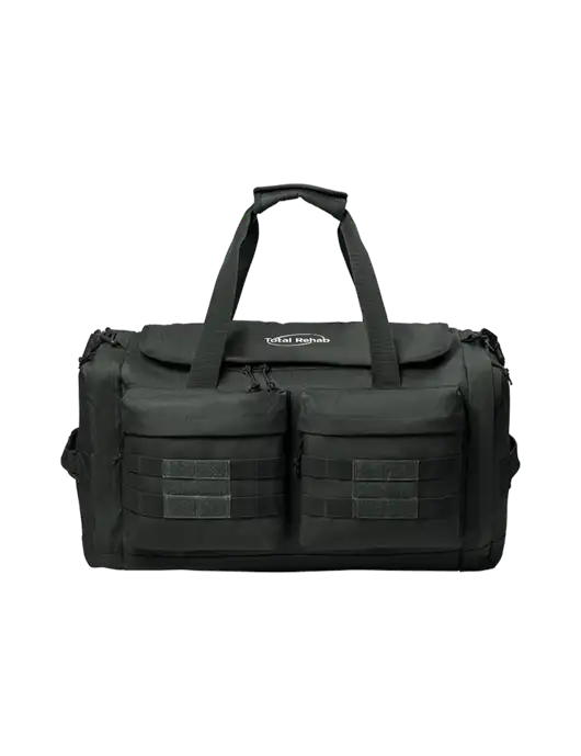CornerStone Charcoal Grey Tactical Duffel w/Total Rehab Logo