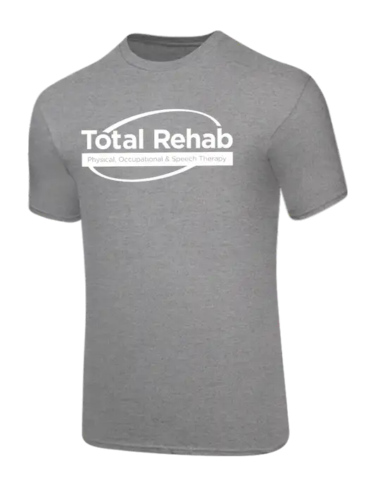 Core Blend Medium Grey Heather T-Shirt w/Total Rehab Logo
