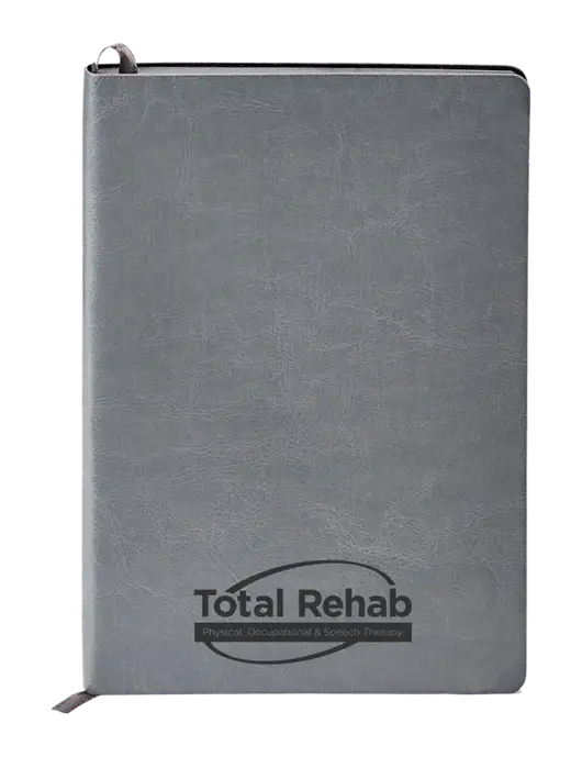 Fabrizio Grey Soft Cover 5.75 x 8.125 Journal w/Total Rehab Logo