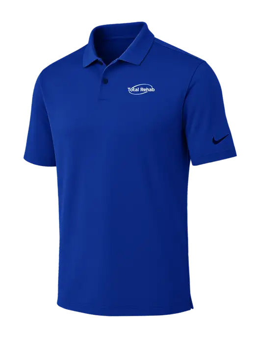 Nike Dark Royal Dri-FIT Vapor Polo w/Total Rehab Logo