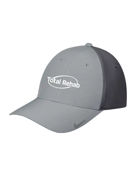 Nike Light Grey/Dark Grey Dri-FIT Legacy Cap w/Total Rehab Logo