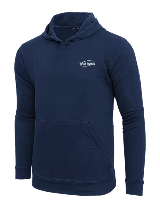Adidas Navy Fleece Hooded Sweatshirt w/Total Rehab Logo