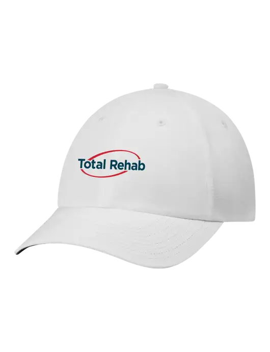 Richardson Relaxed Performance Lite White Cap w/Total Rehab Logo