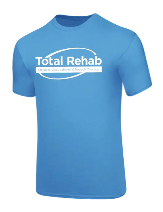 Core Blend Light Sapphire Blue T-Shirt w/Total Rehab Logo