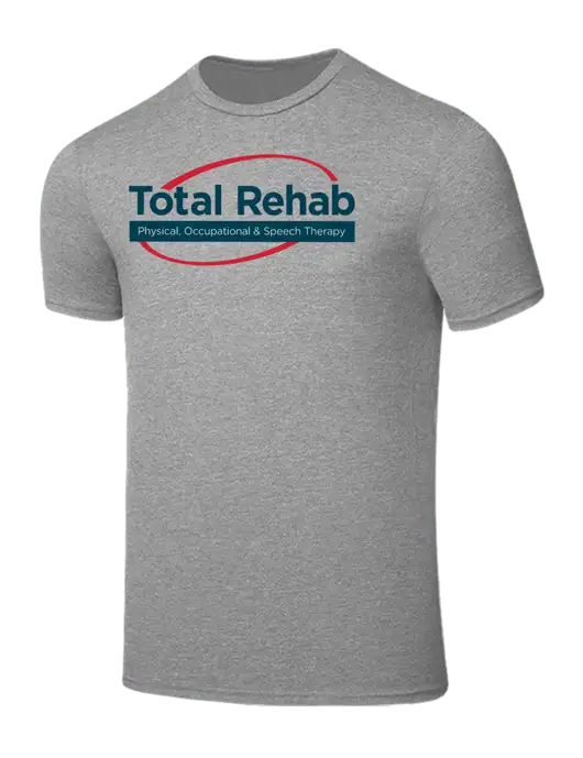 Seriously Soft Light Heather Grey T-Shirt w/Total Rehab Logo