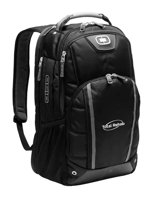 OGIO Black Bolt Pack w/Total Rehab Logo