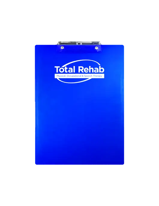 Royal Plastic Clipboard Letter Size w/Total Rehab Logo