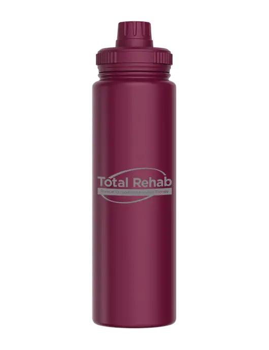 Liquid Life Maroon Sport Bottle w/Total Rehab Logo