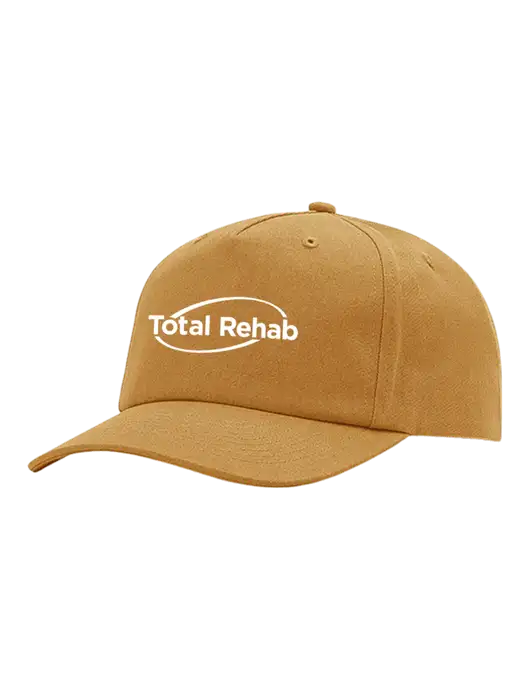 Richardson 5-Panel Gold Yellow Relaxed Gramps Cap w/Total Rehab Logo